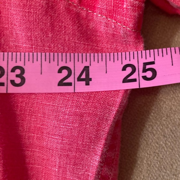 Neiman Marcus Italian fine 100% Linen fabric, button cuffs and collar - Picture 6 of 9